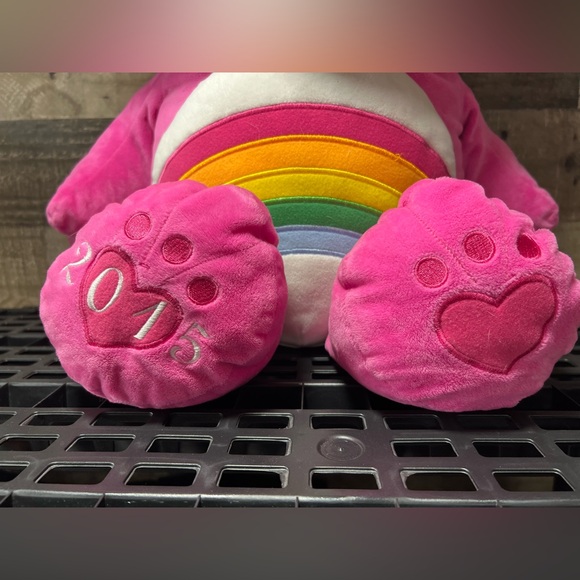 2015 Just Play Care Bears Jumbo/Large Cheer Bear 32" - Picture 3 of 7